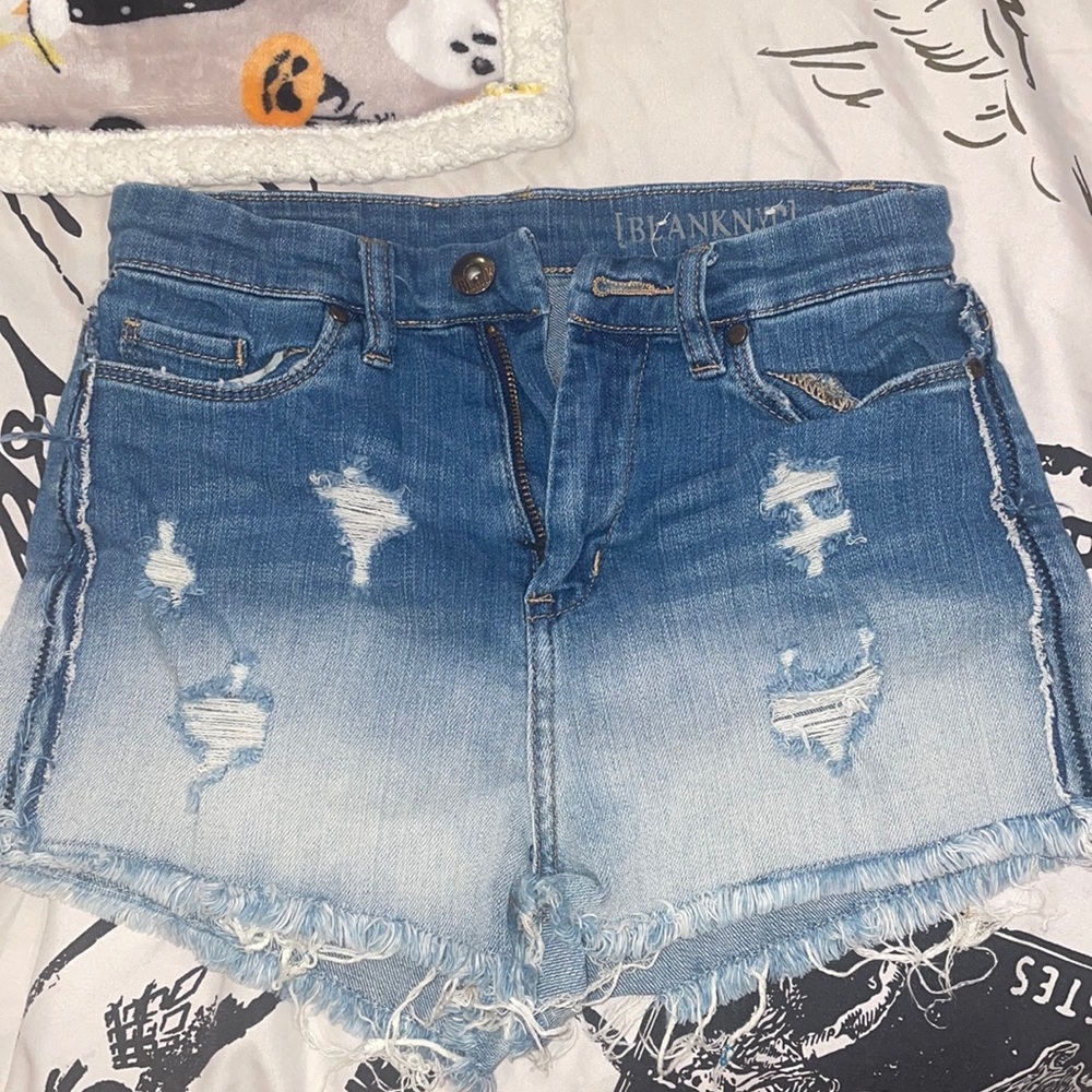 blank nyc Jean ombré shorts